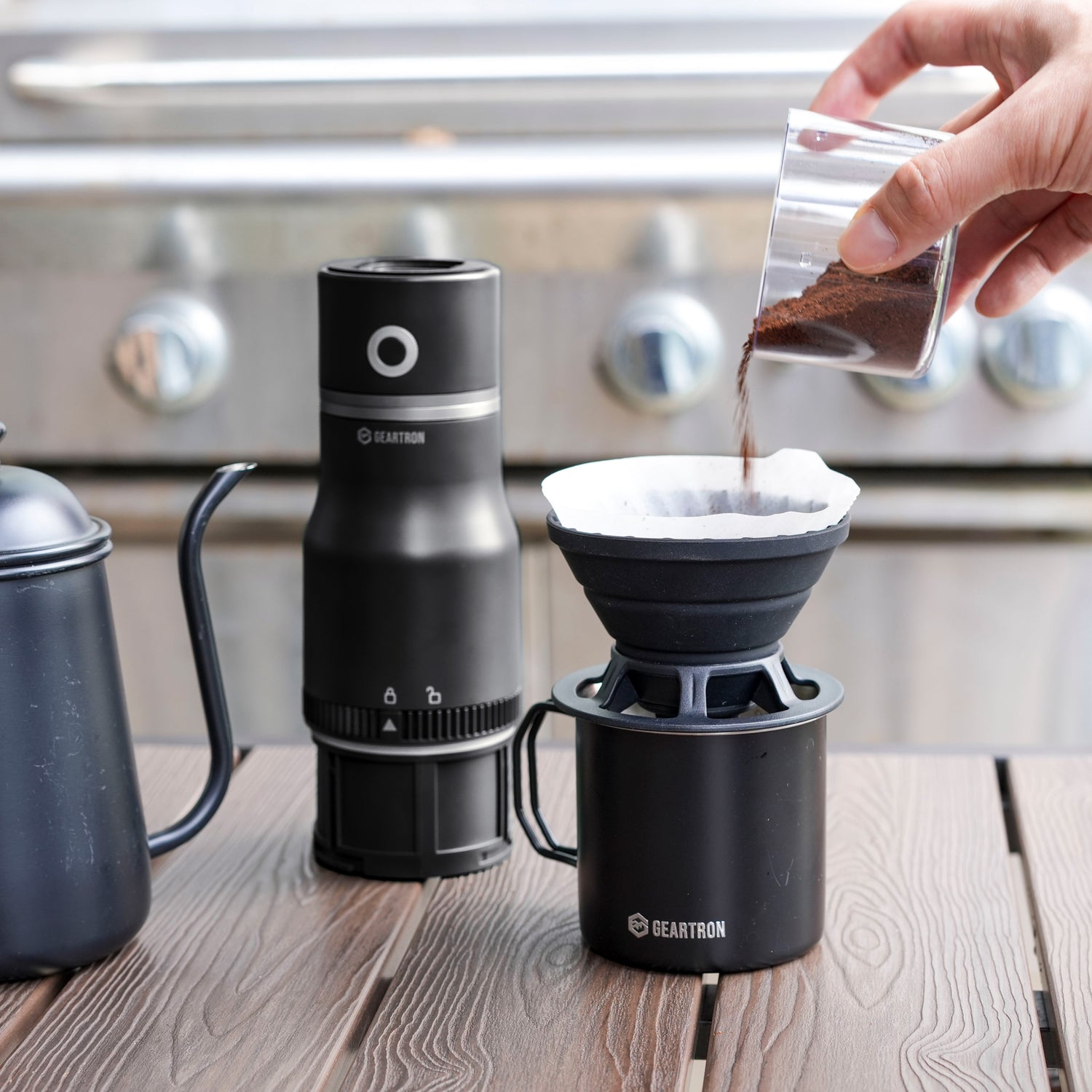 PLUG&GO | Portable Electric Coffee Grinder