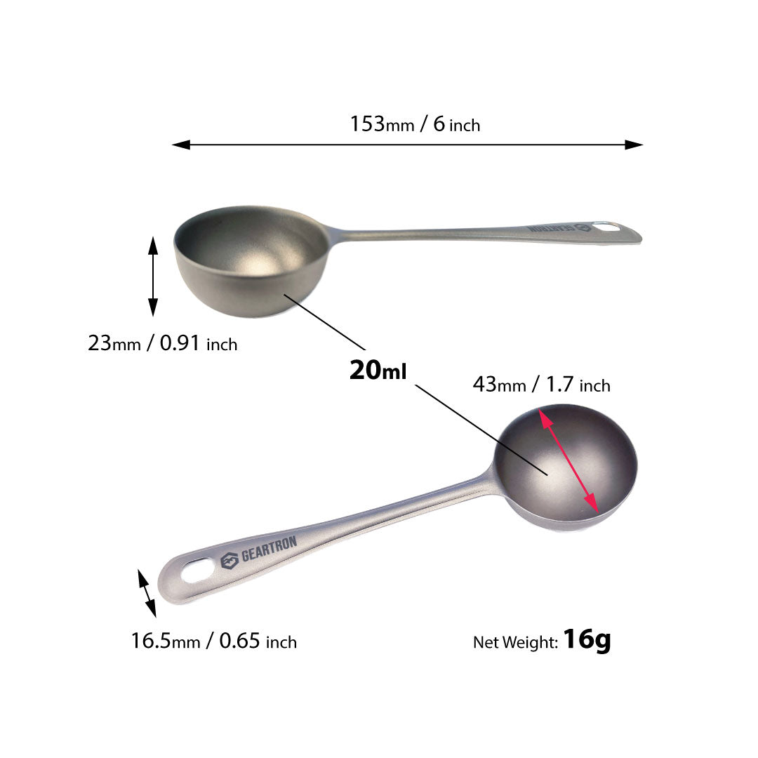 Titanium Coffee Measuring Spoon