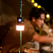 Geartron Plug&Go Mood Lantern creates different effects to suit your mood. The dimmable is perfect for illuminating any space for every occasion. Enjoy campfire mode that simulates the look of fire at the campsite for extra fun.