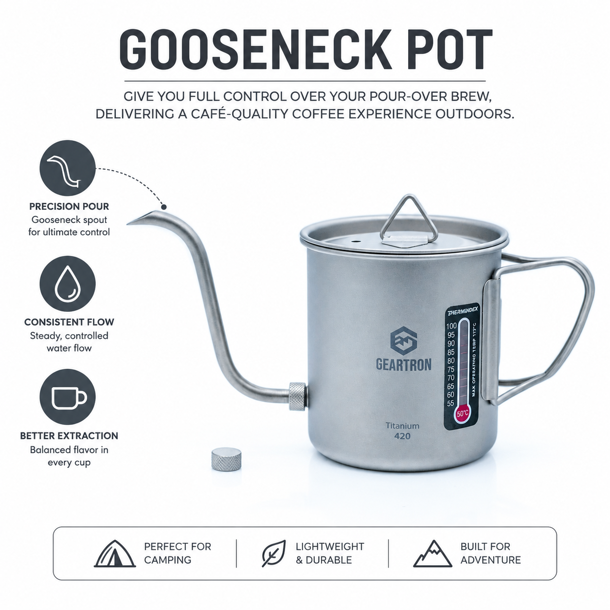 Smart Titanium Coffee Pot